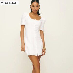 Reformation White Mini Dress